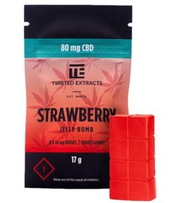 Twisted Extracts – CBD Strawberry Jelly bomb